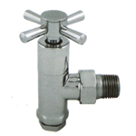 Abacus Ultima Quattro Angled Radiator Valve Chrome