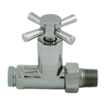 Abacus Ultima Quattro Straight Radiator Valve Chrome