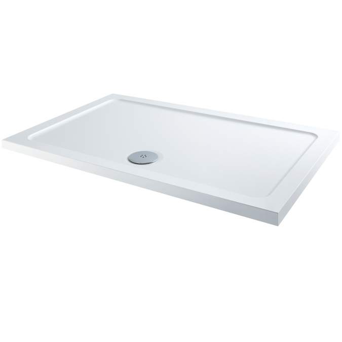 Scudo Rectangle Stone Resin Shower Tray 1200 x 700mm