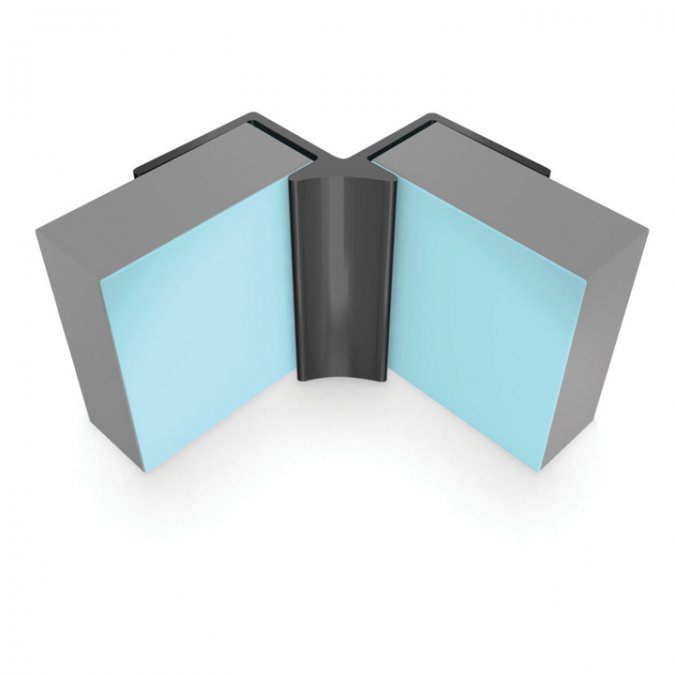 Showerwall Compact Internal Corner Profile