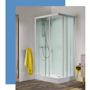 Kinedo Kineprime Glass Shower Pods