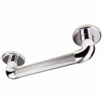 Chrome Fluted Grab Rail 18inch / 450mm - ABS - Euroshowers