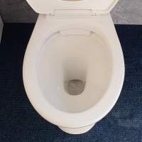 Crest Close Coupled Open Back WC & Wrapover Soft Close Seat
