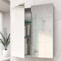Eastbrook Ravini 600 x 700mm 2 Door Mirrored Bathroom Cabinet