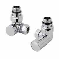 Sussex Brunswick Angled Radiator Valves Pipes From Wall - JIS Europe