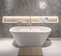 Barbary 1700mm White Freestanding Double Ended Bath