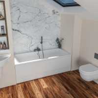 Hook DOUBLECAST Square 1700x750 Double Ended Bath & Legs