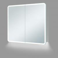 Abacot 600mm 2 Door LED Mirrored Cabinet