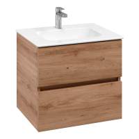Villeroy & Boch Arto 600 Bathroom Vanity Unit With Basin - Oak Kansas