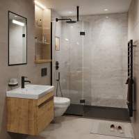 White Marble M1 PVC Wetpanel Shower Board  2400 x 1000mm