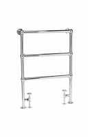 Bayswater Juliet 966 x 676mm Floor Mounted Traditional Towel Rail - Chrome