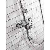 Burlington Eden Exposed Traditional Thermostatic Shower with Fixed Head - BEF1S