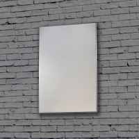 Docklands 1200 x 700 Matt Black Rectangular Mirror - Origins Living