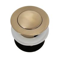 Nuie Brushed Brass Sprung Basin Waste / Universal Slotted or Unslotted