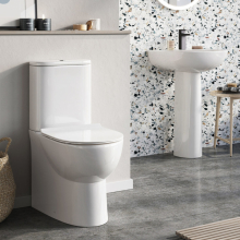 Space Close Coupled Toilet - Inc Seat