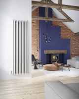 DQ Dune 1800 x 460 Stainless Steel Vertical Radiator Polished Finish