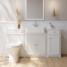 Abacus S3 Concepts Wall Hung Vanity Unit 600mm - Matt White
