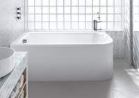 Tissino Lorenzo 1800 x 800mm Reinforced Bath With Grips 