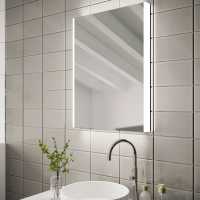 HIB Spectre 100 LED Bathroom Mirror, 600 x 1000