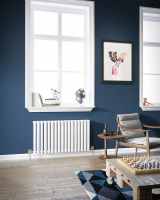Cove Double Sided 550 x 1003mm Designer Radiator Anthracite Texture - DQ Heating
