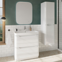 Scudo Classica 660 Charcoal Grey Vanity Unit with Semi Recessed Basin