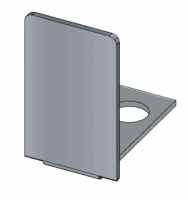 Wet Room 10mm Glass Recessed Channel 2000mm - Chrome