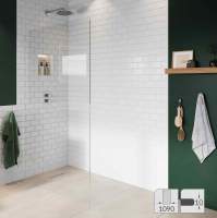 Abacus 10mm Glass Panels For Wetrooms - 1090mm