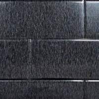 Atlantis Black Metro Tile Panel 1200mm (W) x 2400mm (H)