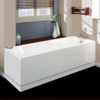 HaLite Gloss White 1600mm Bath Panel - Waterproof & Solid