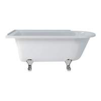 Hook Square 1700x700 Double Ended Bath & Legs