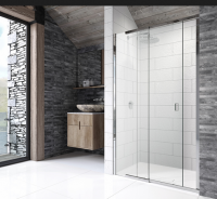 Supreme 1700mm Semi-Framed Sliding Door Shower Enclosure