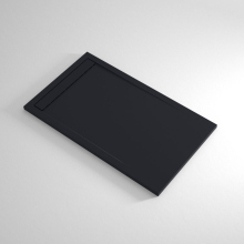 Lujo Stone 1200 x 900mm Black Slate Shower Tray - Cut to Size