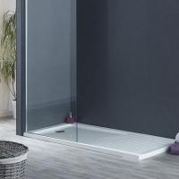 Nuie Pearlstone 1200 x 700 Anti Slip Rectangle Shower Tray