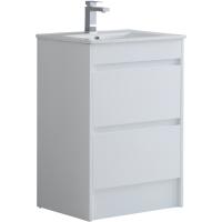 Parade 800mm White Two Drawer Vanity Unit With Ceramic Basin - Nuie