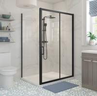 Scudo S6 1100mm Chrome Sliding Shower Door