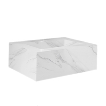 RAK Precious Carrara 630 Counter Wash Basin 0 Tap Holes