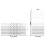 Seattle Masq Revela XL Tile Wall Panels - 900 x 2600mm - 2 Pack - 4.68m2