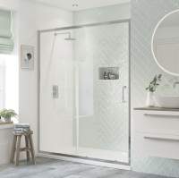 Relax 1000mm Sliding Door Shower Enclosure