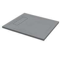 Roman Infinity 1200 x 900mm Grey Slate Effect Shower Tray