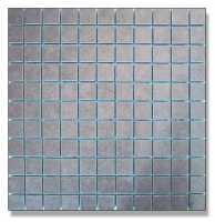 Abacus Direct Porcelain Fino Mosaic Tile Grey - 2.5cm - 300 x 300mm Box of 11 Tiles