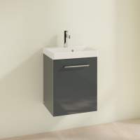 Villeroy & Boch Avento 430 Bathroom Vanity Unit With Basin  Crystal Black