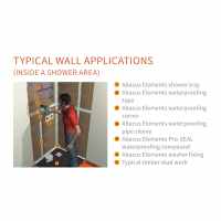 Abacus Elements Wall Pre-Slit Board Curved Walls 1210 x 600 x 80mm