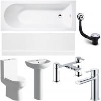 Whistle Full Suite and Bath with Chrome Finishes
