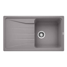 Blanco SONA 5 S 1 Bowl Inset Silgranit Reversible Kitchen Sink - Alumetallic - 519673