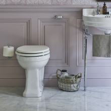Bayswater Porchester Traditional Close Coupled Toilet  - Flush Handle