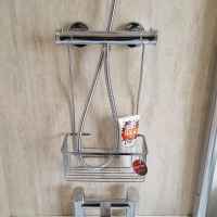 Croydex Premium Large Two Tier Shower Caddy - 390 x 255 x 125mm - Rust Free   