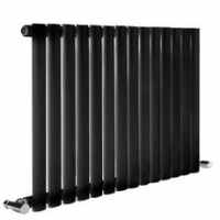 Cove Single Sided 550 x 1003mm Designer Radiator Anthracite Texture - DQ Heating
