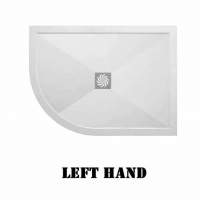 Zamori Anti-Slip Offset Quadrant - 1200  x 800 - Left Hand Shower Tray - Z1201A