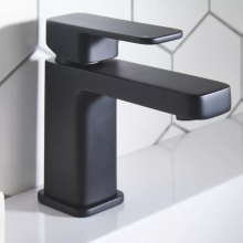 Abacus Plan Freestanding Bath Shower Mixer Tap - Matt Black