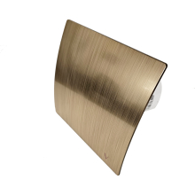 Turbo 100mm Brushed Brass Extractor Fan With Timer